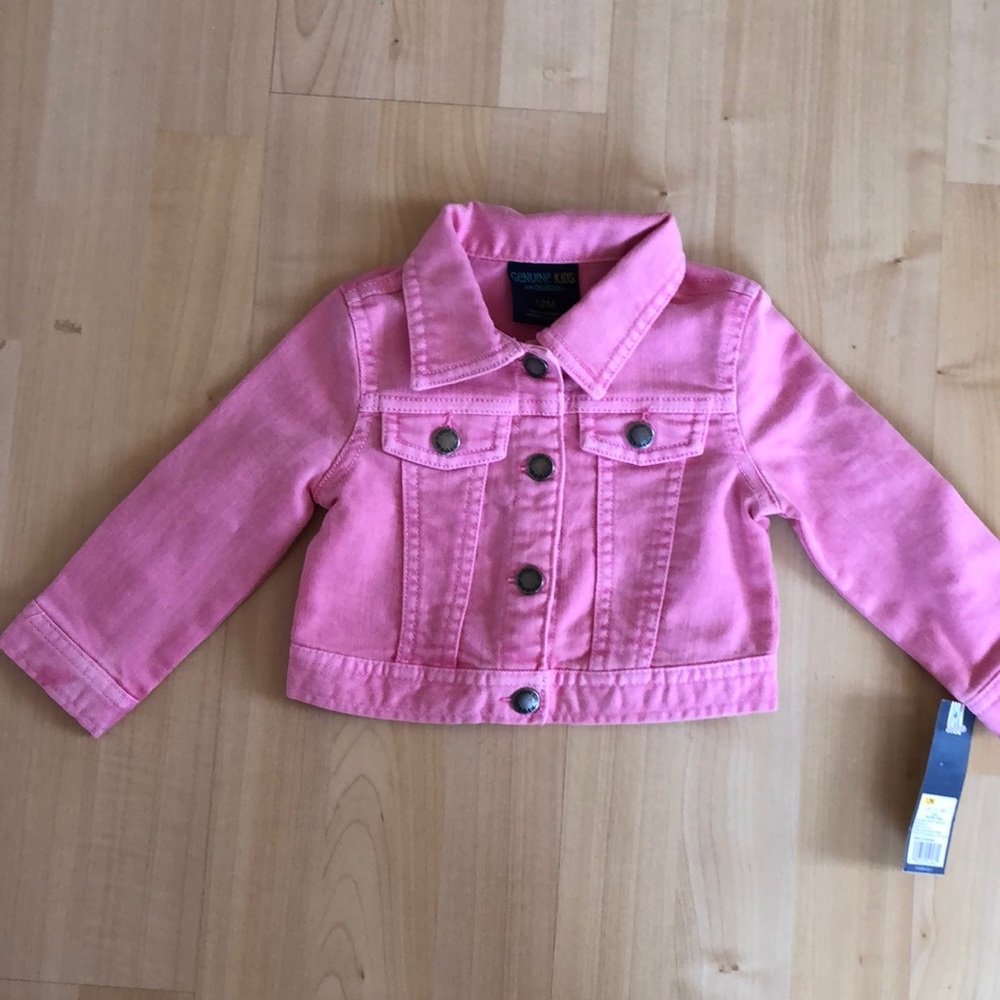 BNWT Toddler Pink Jean Jacket